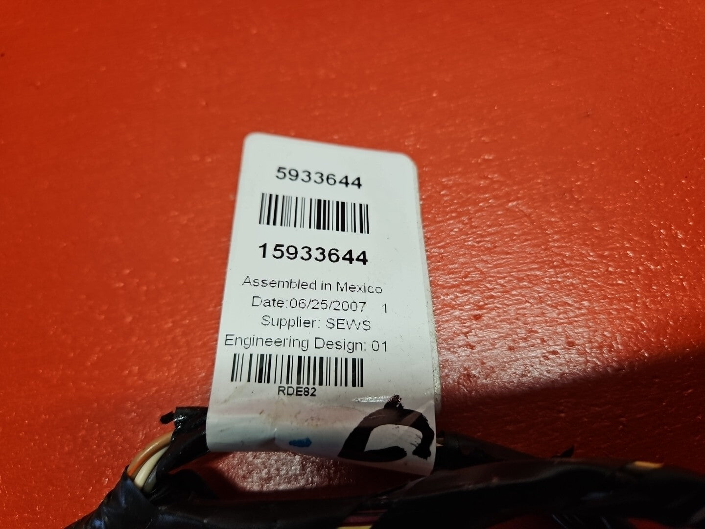 2008 - 2011 Cadillac DTS REAR Left -or- Right Door Wiring Harness & Lamp (Qty:1)