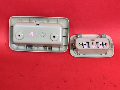 2000 2001 Nissan Maxima Roof Map Sunglass Console Dome Light SET Beige