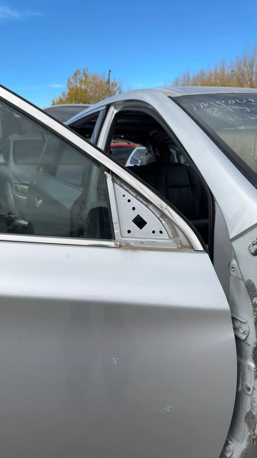 2013 Infiniti JX35 Front Right Passenger Door K23 Brilliant Silver - Grade B