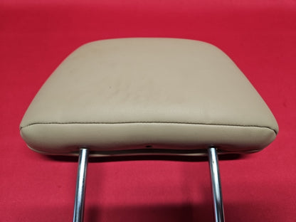 2001 - 2006 Mitsubishi Montero Limited REAR Headrest SET OF TWO Beige Leather