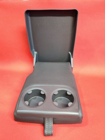2006-2014 Subaru Tribeca REAR Seat Folding Arm Rest Lid Hidden Cup Holder Black