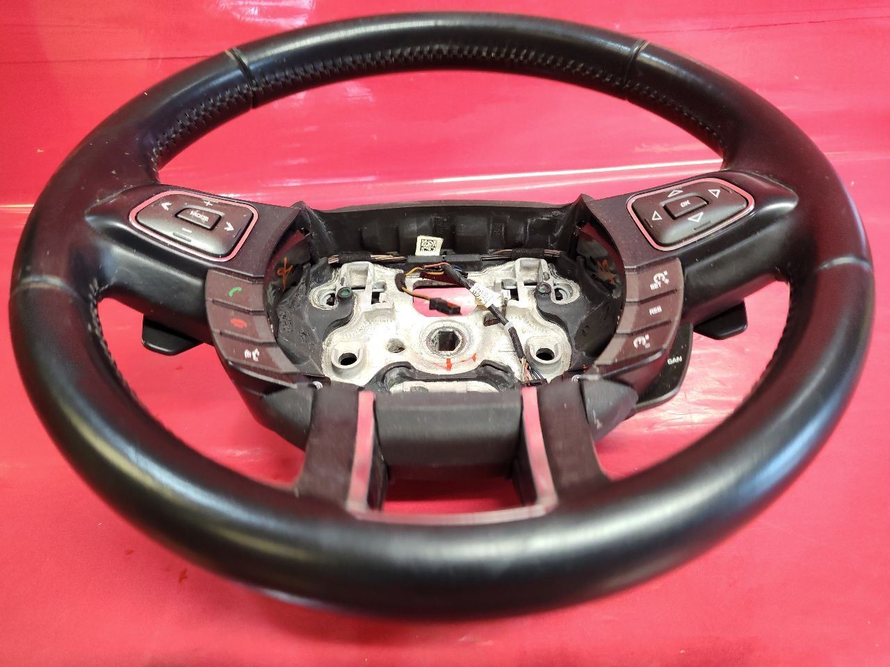 2012-2017 Range Rover Evoque Steering Wheel Black Leather w/ Cruise Control