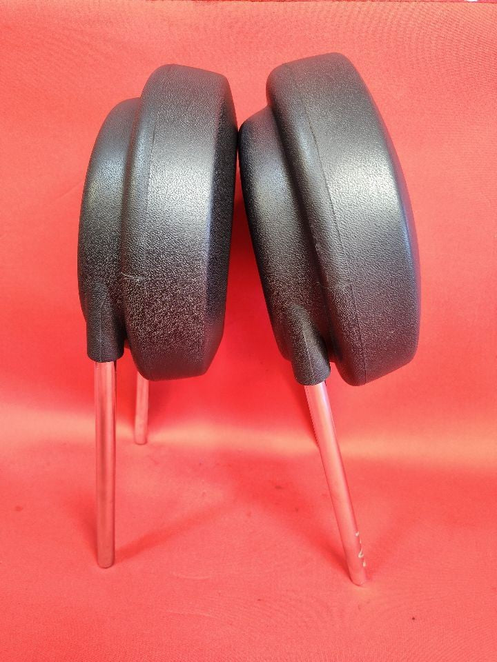 2012-2019 Fiat 500 Front Left Right Headrest Set Nero Black - Used Grade A