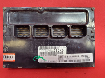 2008-2010 Chrysler Dodge 3.8L A/T 119WB Van Engine Control Module ECM ECU