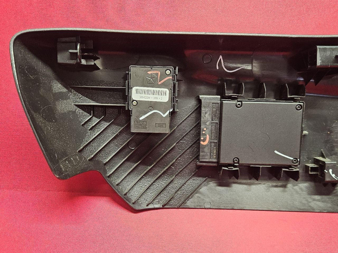 2011-2026 Durango 11-22 G. Cherokee FRONT RIGHT PASSENGER Seat Switch Bezel Set