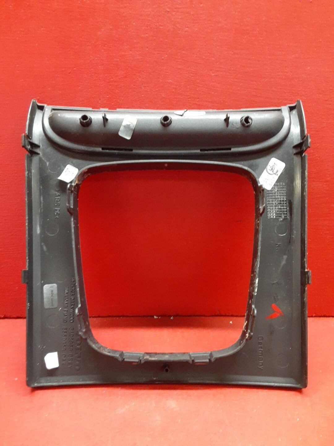 2003-2006 Volvo XC90 Console Shifter Bezel Trim Plate Wood Grain 8660359
