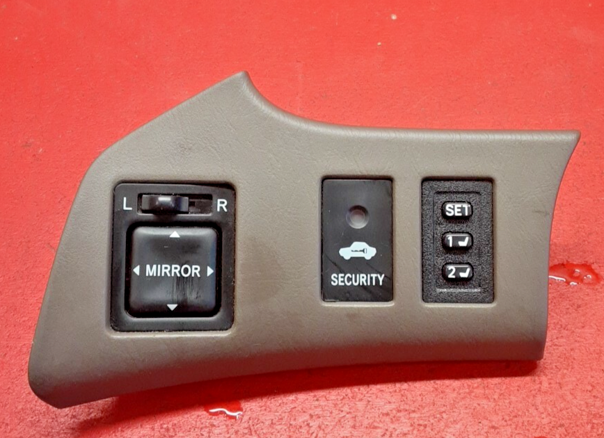 1999 2000 Lexus RX300 Dash Mirror Switch Seat Memory Bezel Gray 55422-48020-B0