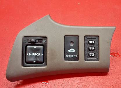 1999 2000 Lexus RX300 Dash Mirror Switch Seat Memory Bezel Gray 55422-48020-B0