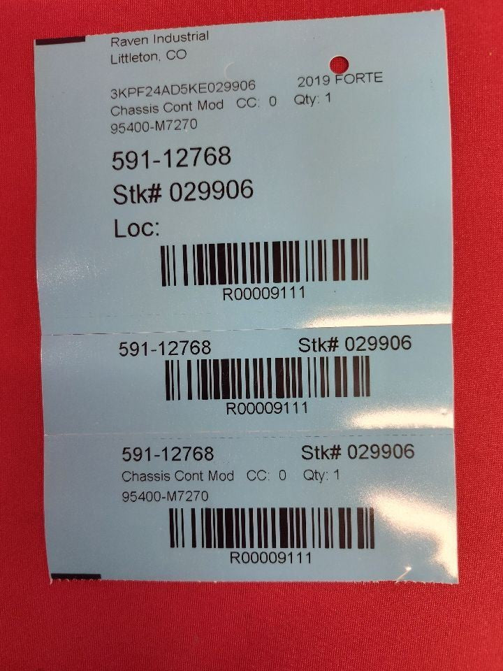 2019-2021 Kia Forte Body Control Module BCM BCU 95400-M7270