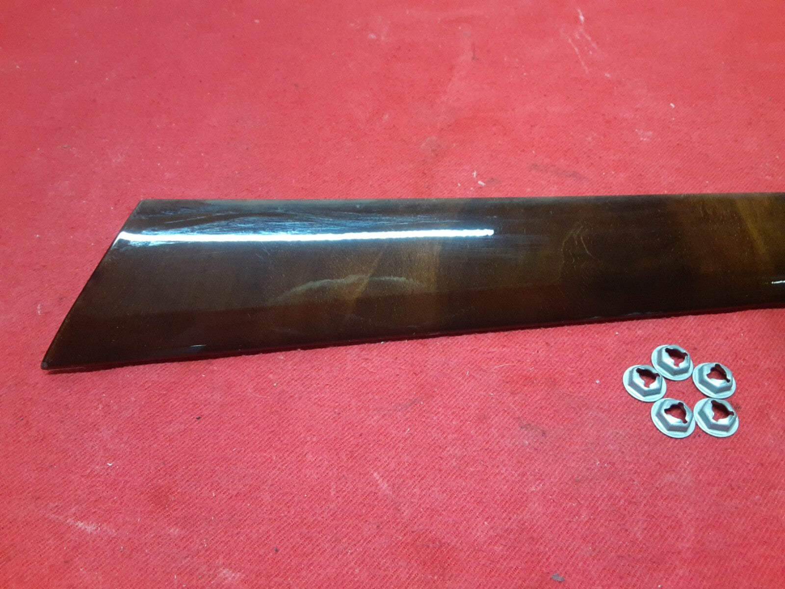2012 2013 2014 Mercedes C250 C300 C350 RIGHT REAR Door Trim Molding Burr Walnut