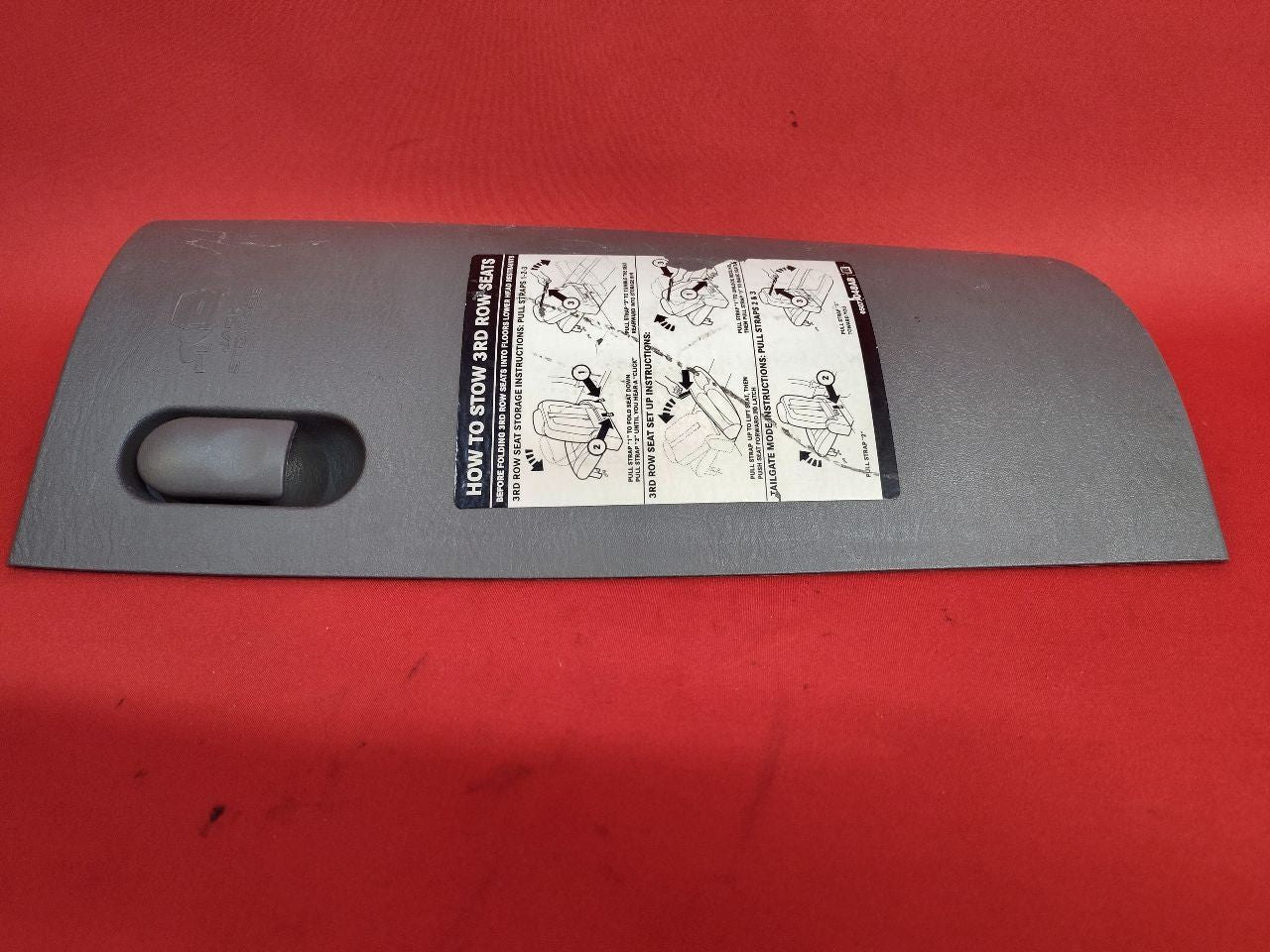 2005-2007 Town & Country / Caravan LEFT REAR QUARTER Cargo Trim Cover Grey