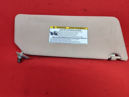 2002-2006 Toyota Camry Basic Mirror Sun Visor Shade Set Beige Taupe Cloth