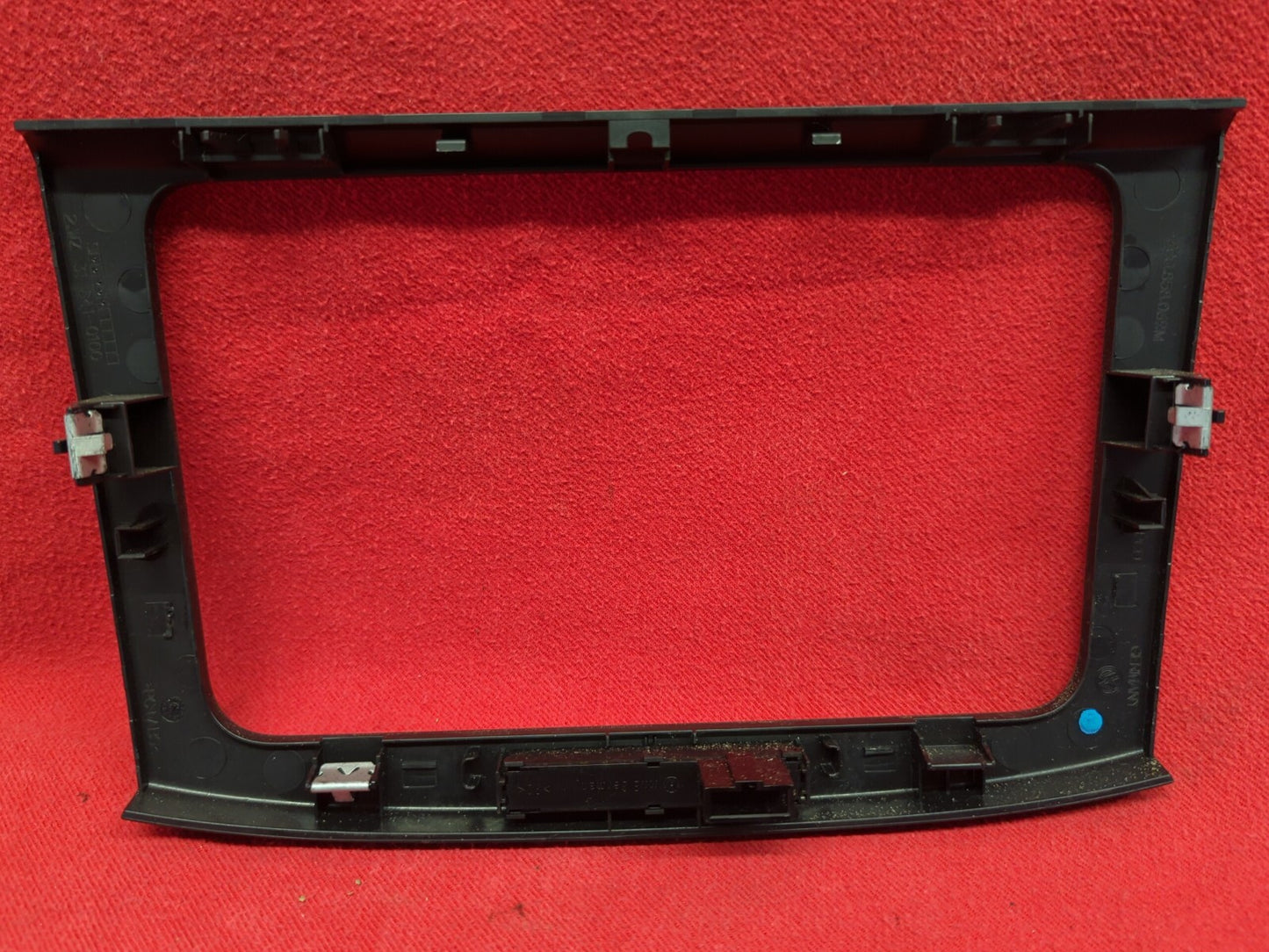 2006 2007 Volkswagen VW Passat Radio Passenger Occupancy Trim Bezel Plate Silver
