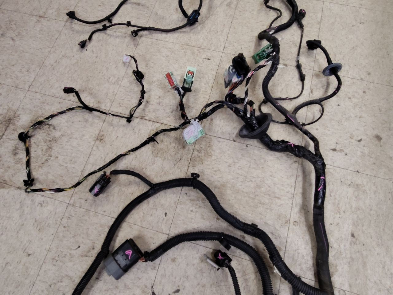 2012 2013 Ford Focus EV Electric Drive Motor Wiring Harness w/ HID Headlamps