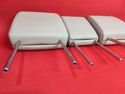 2010-2016 Land Rover LR4 V8 Rear Seat Headrest Set Almond TAURUS Leather