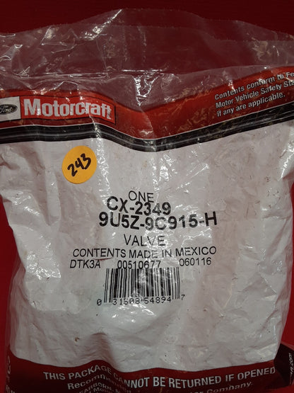 2010-2019 Genuine OEM Motorcraft Ford Valve Assembly 9U5Z-9C915-H