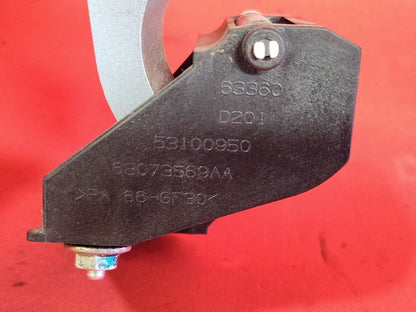 2012-2019 Fiat 500 Gas Fuel Filler Door Lid Petrol Flap PSC Pompei Silver
