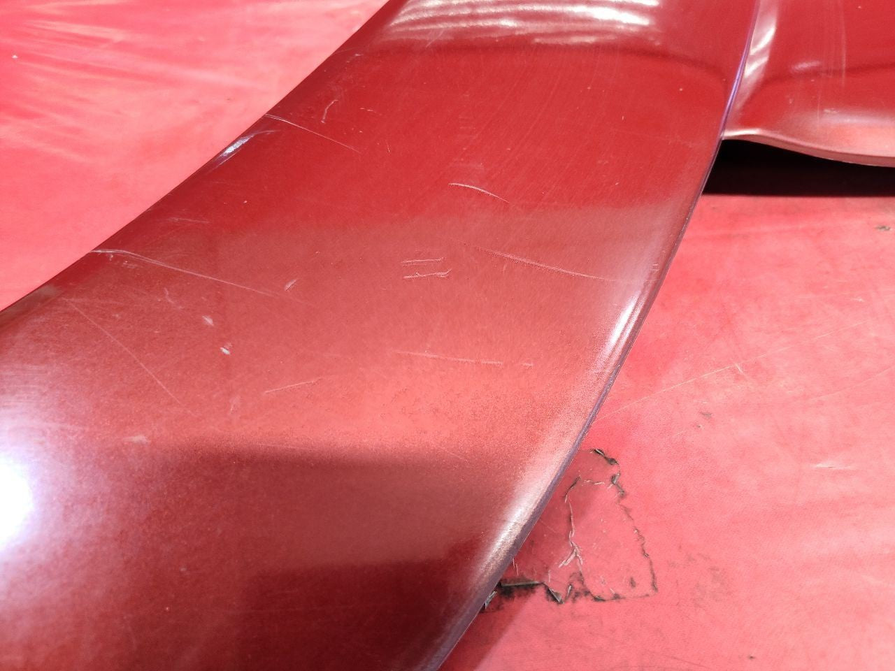 2003-2005 Toyota 4Runner LEFT DRIVER REAR Door Moulding Cladding Flare Mica Red