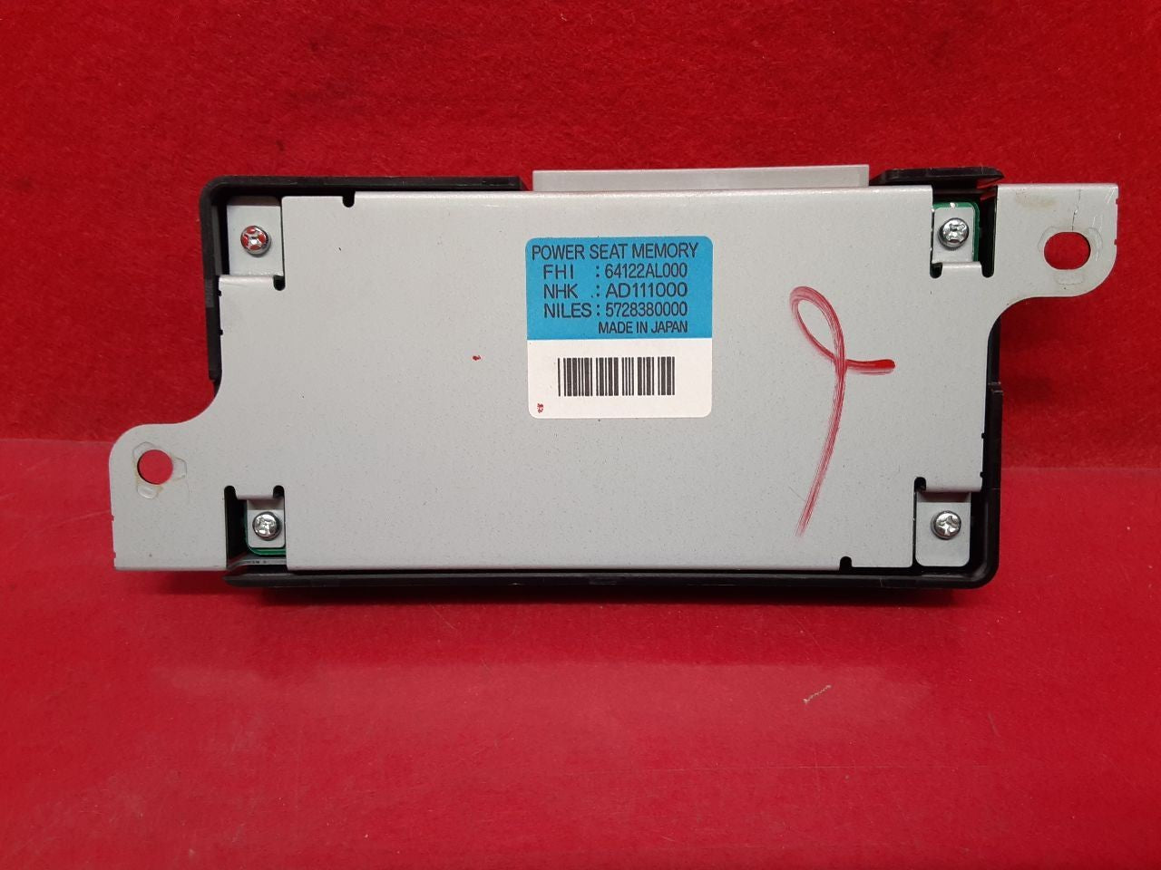 2015 - 2019 Subaru Legacy & Outback Left Driver Seat Memory Control Module