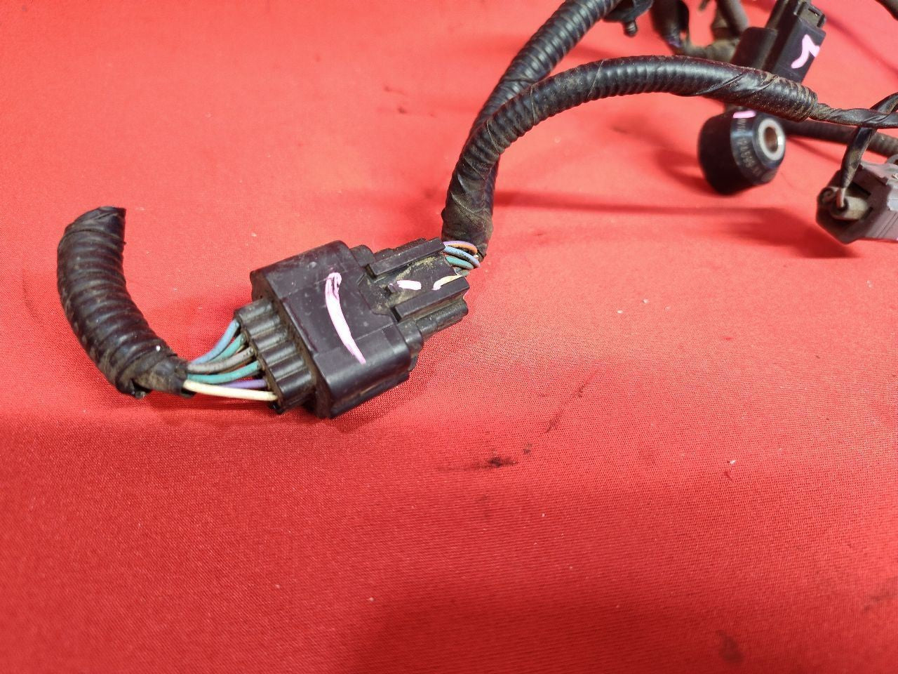 2010-2014 Land Rover LR4 Range Rover Knock Sensors Set w/ Wiring Harness 119k