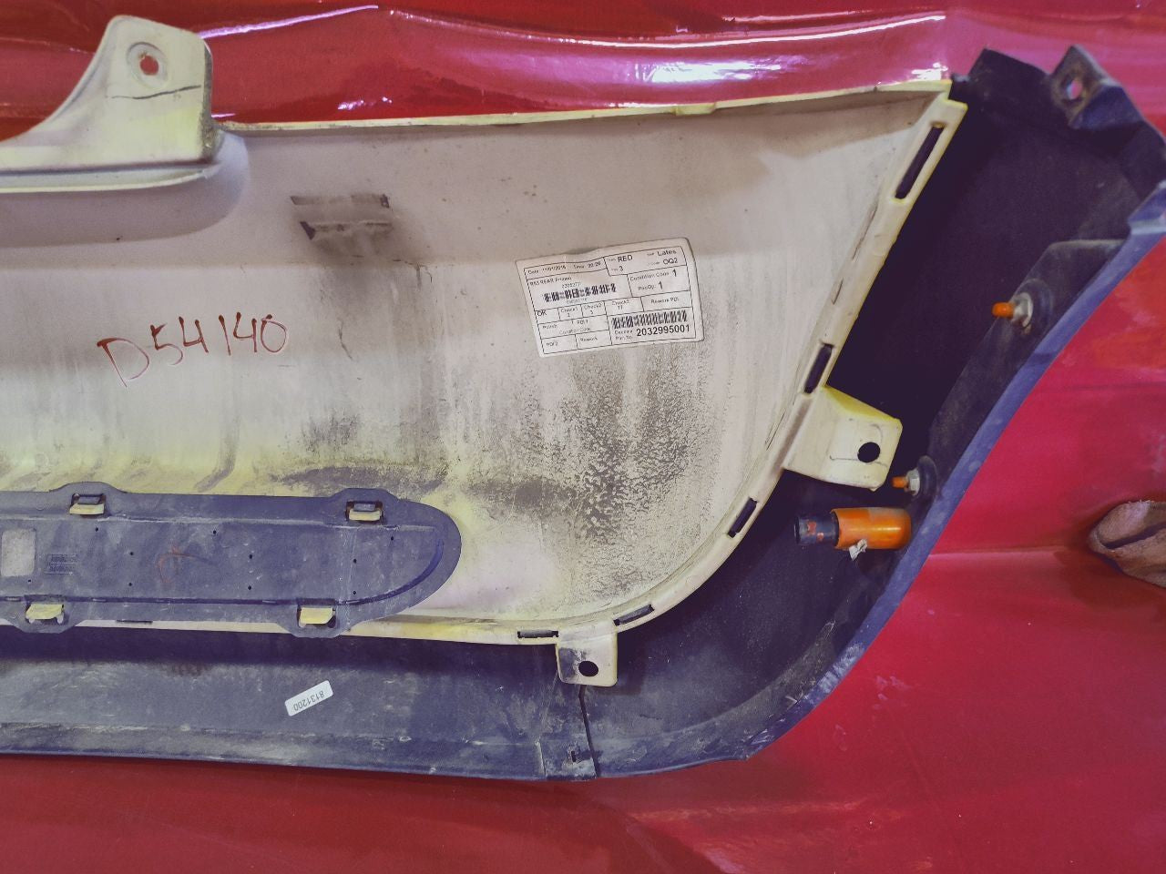 02-06 MINI COOPER Rear Bumper Non-Park Cover Used Grade A - 902 Liquid Yellow