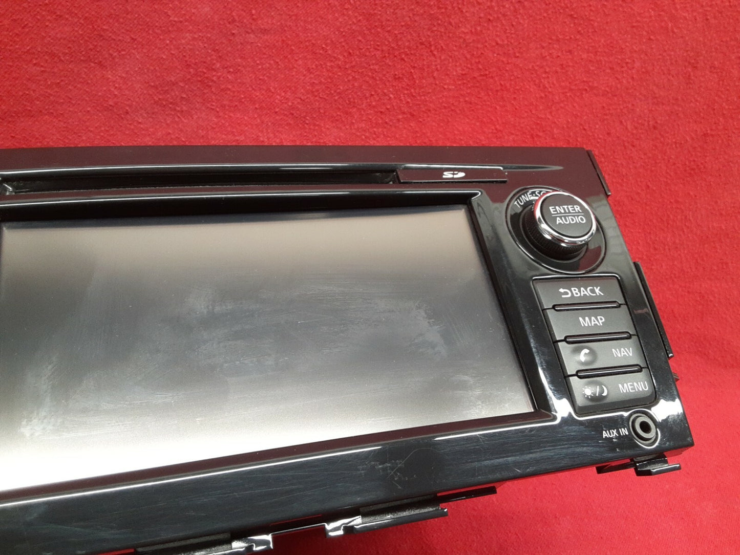 2013 Nissan Altima Radio Stereo Navigation Display Screen Unit & Brackets/Screws