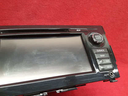 2013 Nissan Altima Radio Stereo Navigation Display Screen Unit & Brackets/Screws