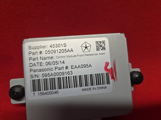 MOPAR Fiat 500 / 500e Chrysler Pacifica Pedestrian Protection Module 05091205AA