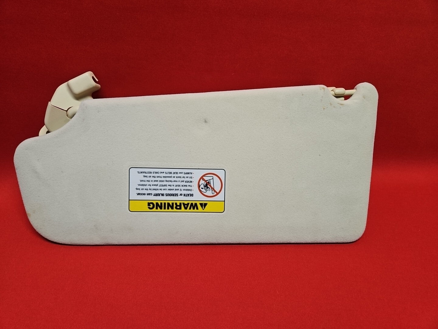 2003-2008 Range Rover HSE Front Right Passenger Sun Visor Ivory EDQ501880NUG