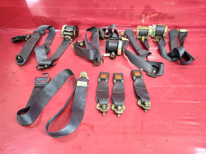 1994 1995 Toyota 4Runner Front / Rear Seat Belt Buckle FULL SET Color Charcoal