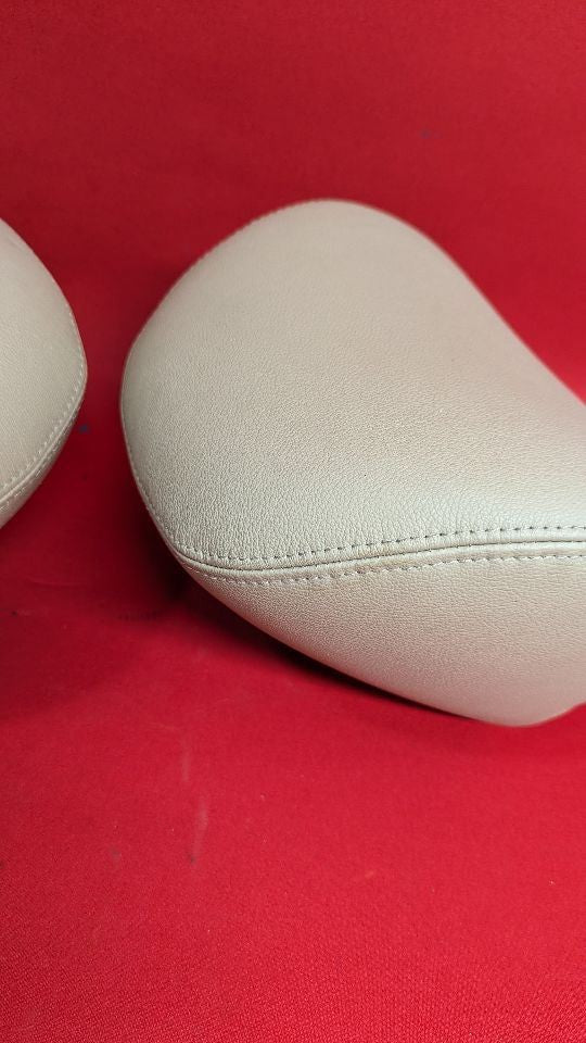 2011-2015 Hyundai Sonata FRONT Left Right Headrest Set Leather Color: Camel