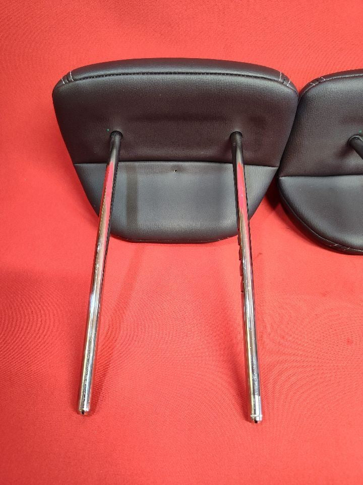 2008-2014 Subaru Tribeca REAR 2nd Second Row Headrest Set Black Leather