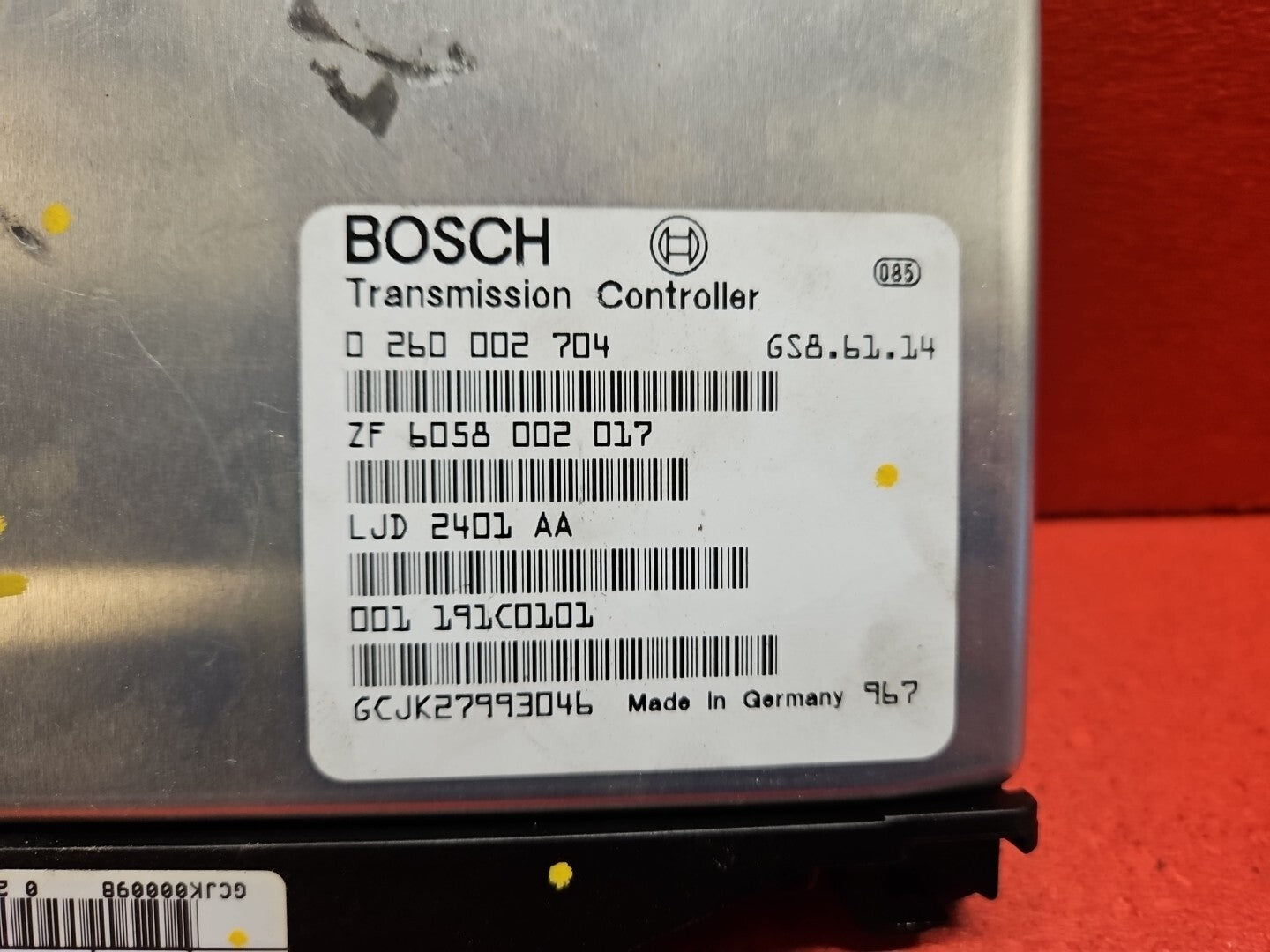 2000 Jaguar XK8 XK Transmission Control Module / Unit TCU TCM - LJD2401AA