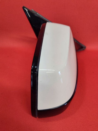 2011-2013 BMW 528i 535i 550i Right Passenger Door Mirror Alpine White BAD GLASS
