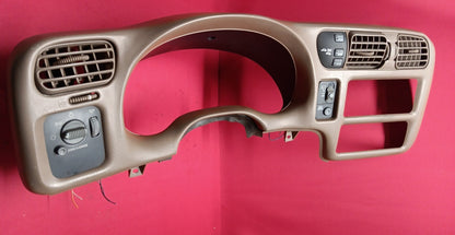 1998 - 2004 Blazer Jimmy Sonoma S-10 - Cluster Dash Bezel W/ Vents and Switches