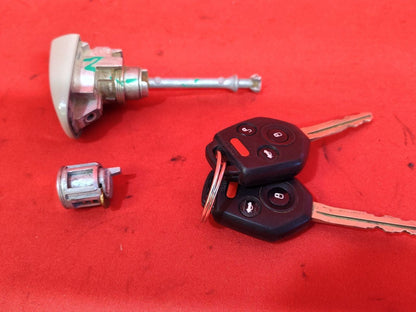 2015-2019 Subaru H4 Auto Trans Ignition Lock Cylinder Door Tumbler Key Set