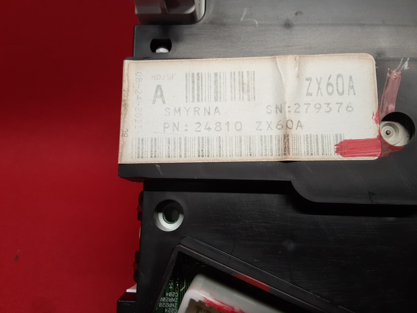 2011 - 2013 Nissan Altima 2.5L A/T Speedometer Instrument Cluster 24810-ZX60A