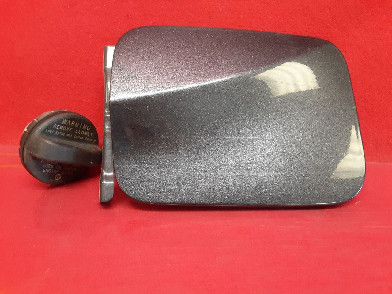 13-17 Subaru Crosstrek 12-16 Impreza Gas Door Fuel Filler Lid DGM Dark Gray Met