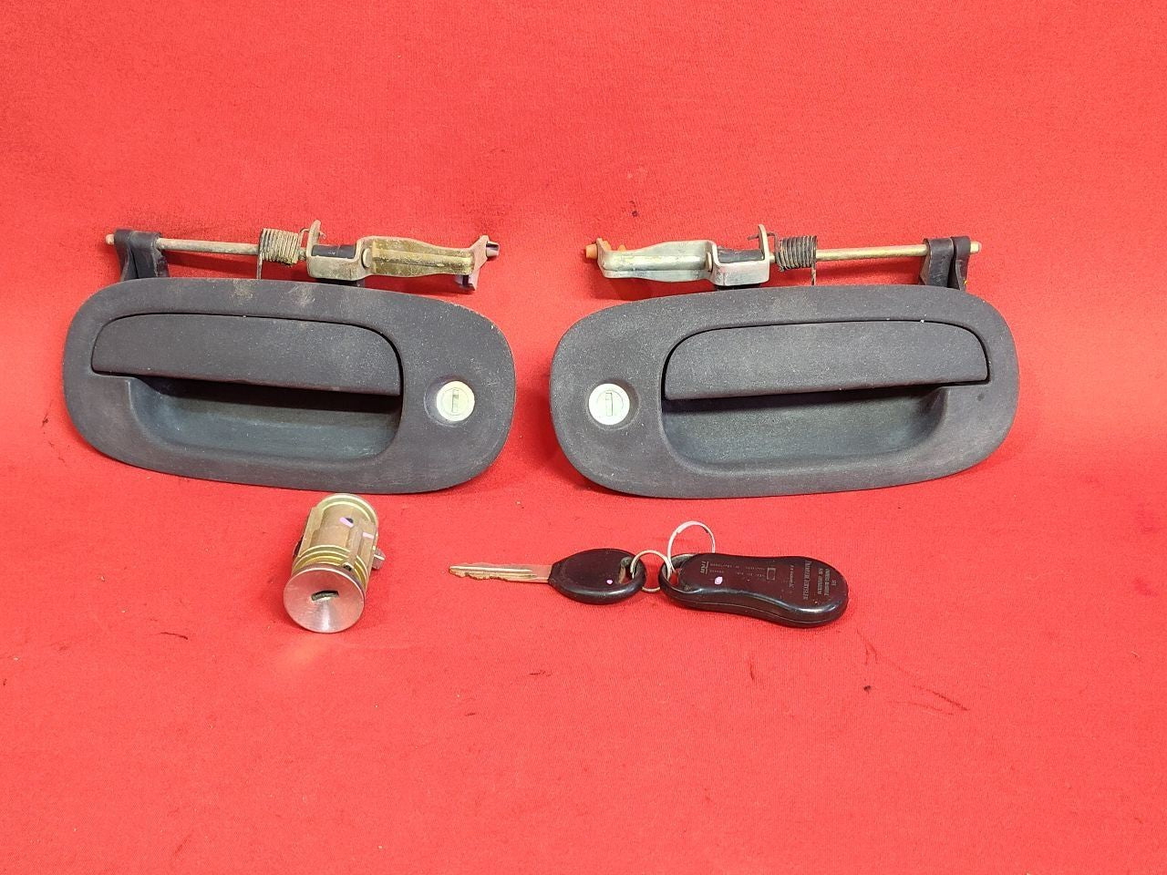 2001 Dodge Dakota Durango Ignition Lock Cylinder Door Handle Tumbler Key Set