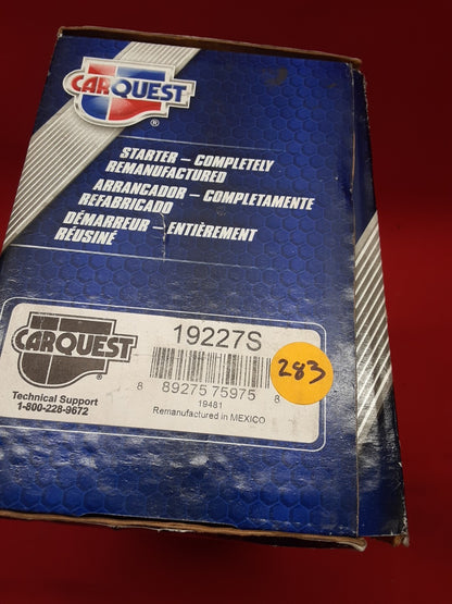 2016-2019 Carquest Starter Motor Reman For Ford 19227S