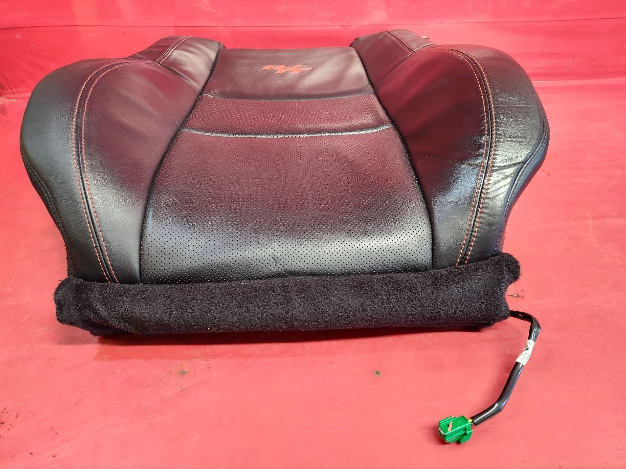 2014-2023 Durango 14-22 G. Cherokee LH DRIVER Upper Seat Cushion RED R/T Stitch