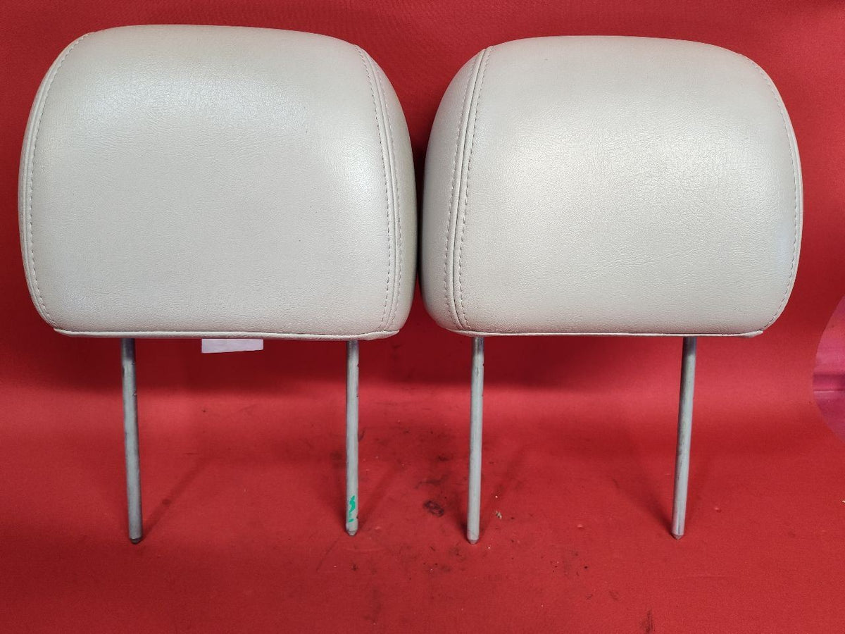2003-2007 Chevrolet Chevy Cadillac GMC FRONT Headrest Set Leather Beige