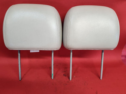 2003-2007 Chevrolet Chevy Cadillac GMC FRONT Headrest Set Leather Beige