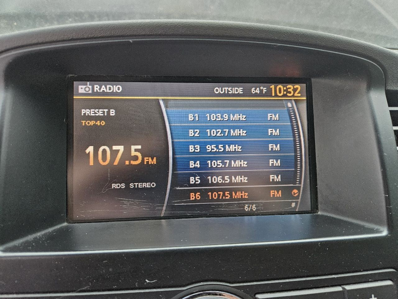 2008-2015 Nissan 2008-2017 Infiniti Dash Information Radio Display Screen w/ XM