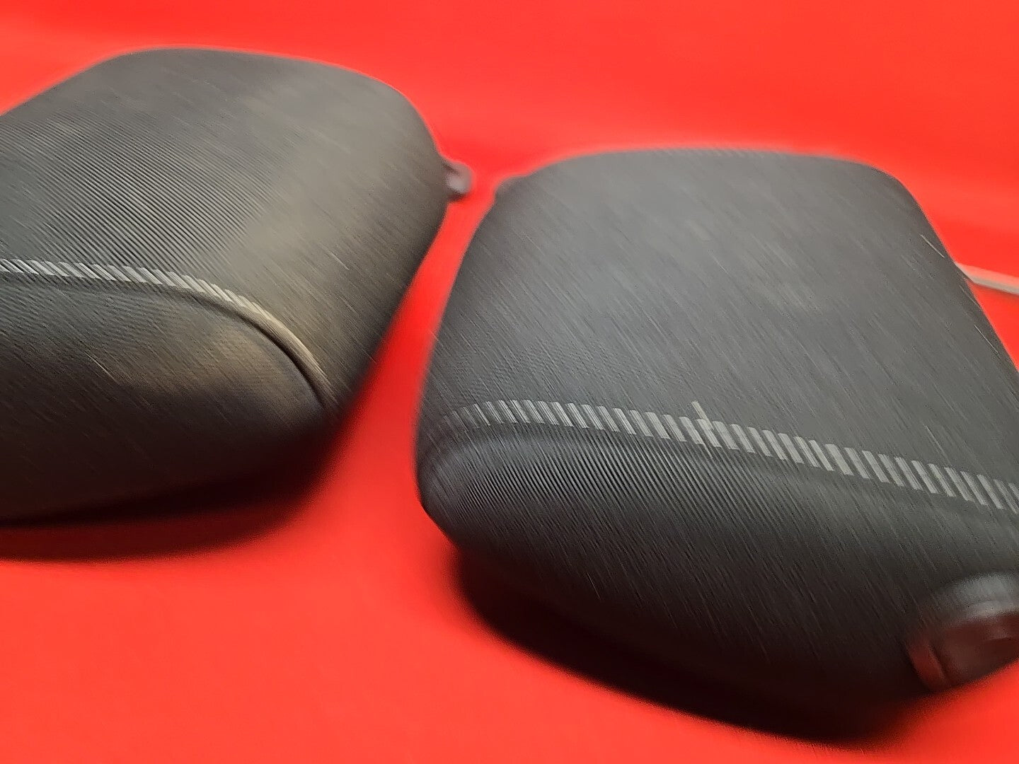 18-20 Buick Regal Sportback TourX FRONT Left Right Seat Headrest SET Black Cloth