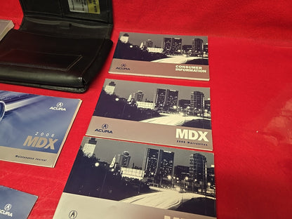 2006 Acura MDX Owner's / OnStar / Maintenace Manual W/ Navigation DVD 13pc. Set