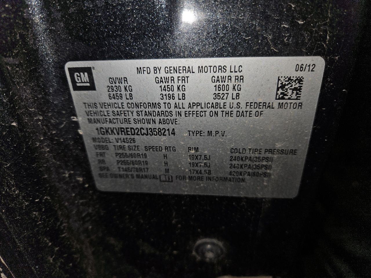 2009-2014 Chevy Buick GMC Cadillac Interior Rearview Mirror CAMERA + AUTODIM