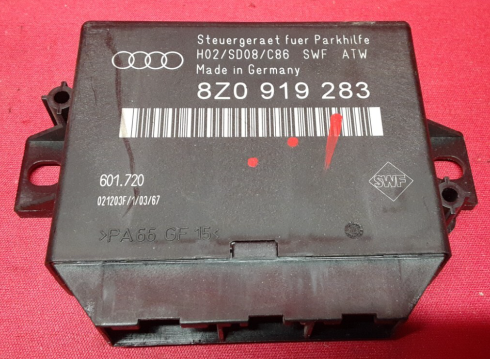2000 - 2005 Audi Reverse Parking Sense Aid Control Module Unit 8Z0-919-283