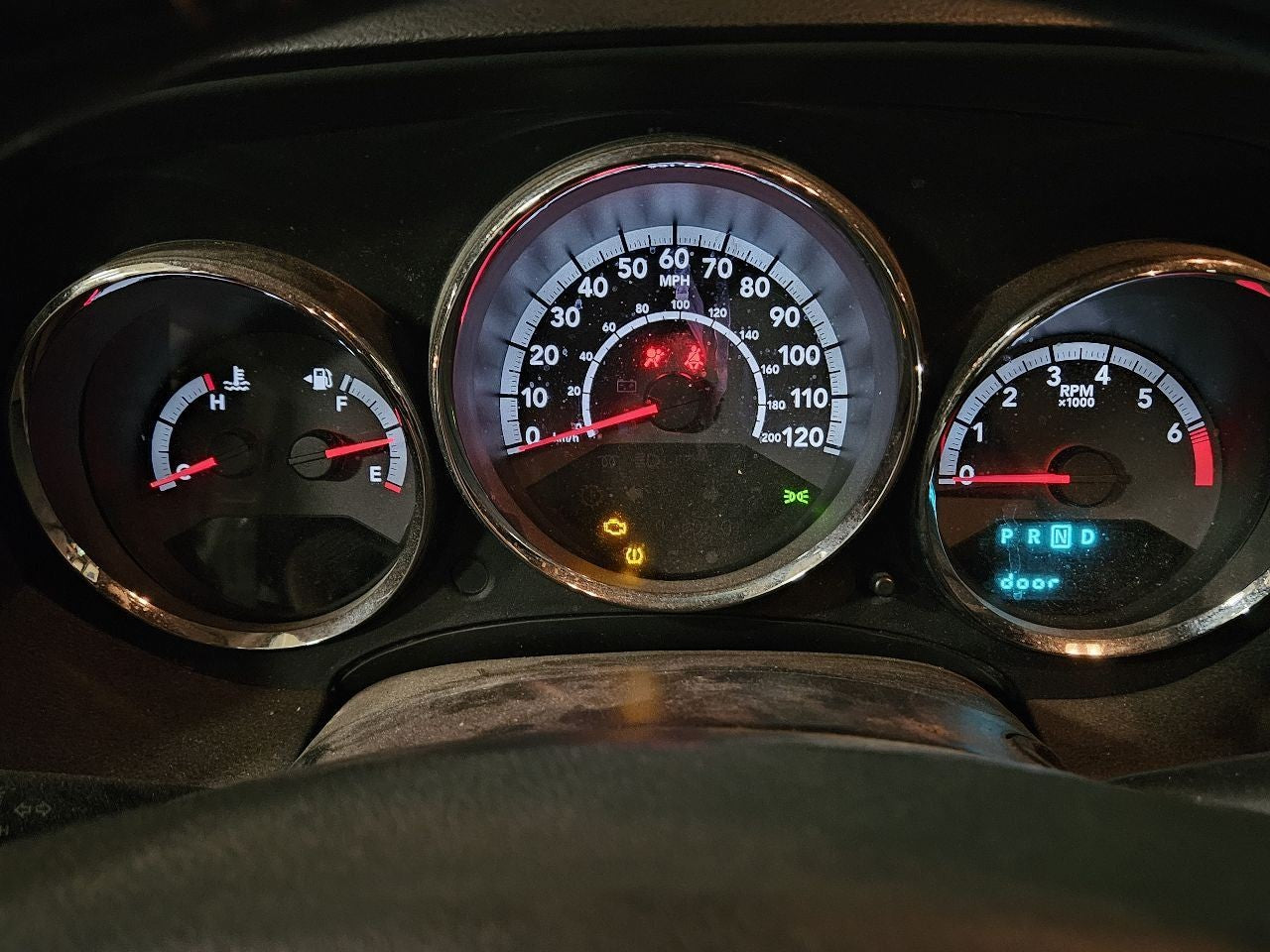 2010 Dodge Caliber L4 Auto Trans Speedometer Instrument Cluster 68036303AD