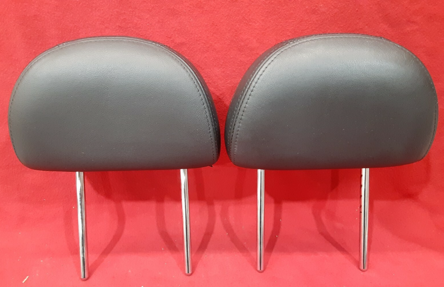 2004 - 2008 Nissan Maxima Leather Front Left Right Headrest Set Black